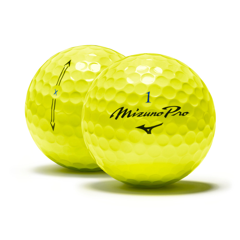 MizunoPro X、Sゴルフボール イエロー2ダース Mizuno Pro X Golf Balls - Maple Hill Golf